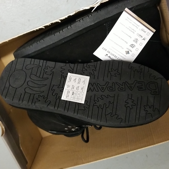 Nwt Bearpaw Kerri suede leather & wool Black - Picture 3 of 3